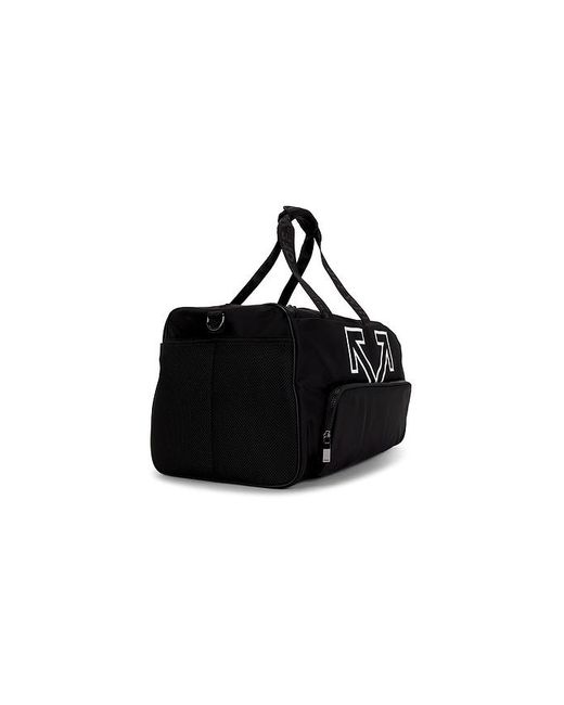 Off-White c/o Virgil Abloh Black Heritage Gym Bag for men