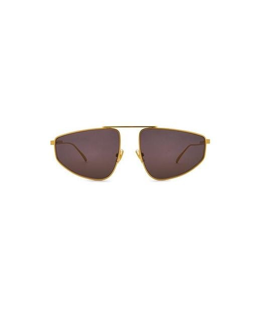 Bottega Veneta Multicolor Aviator Sunglasses