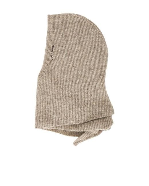 Ganni Black Soft Balaclava