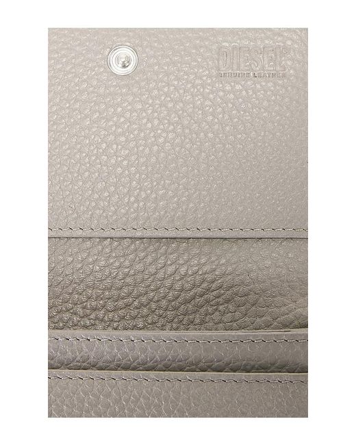 DIESEL White Hissu Evo Card Holder for men