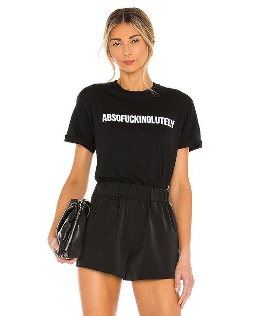 DEPARTURE Black Absofuckinglutley Tee