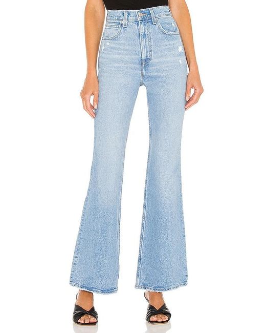 Levi's Cotton 70s High Rise Flare Jean in Blue - Lyst