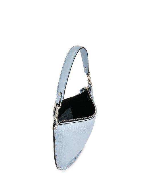 Isabel Marant Blue Oskan Soft Zip Bag