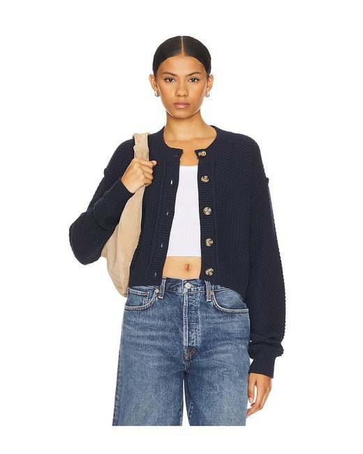 Free People Blue Lila Cardi