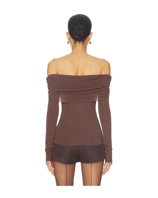 Astr Brown Kylin Sweater