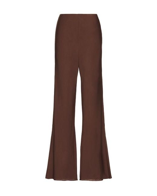 SRG Brown Lennon Silk Pant