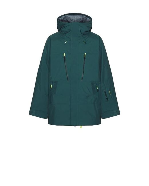 White/space Green Parka Jacket for men