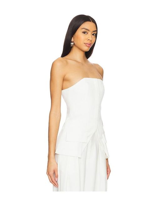 NonChalant Label White Petra Top