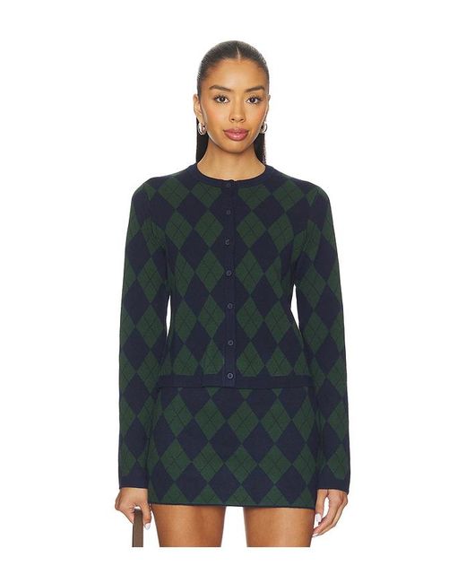 Jersey Cardigan En Color Verde Talla (También En Xs, S, M, Xl) Show Me Your Mumu de color Blue