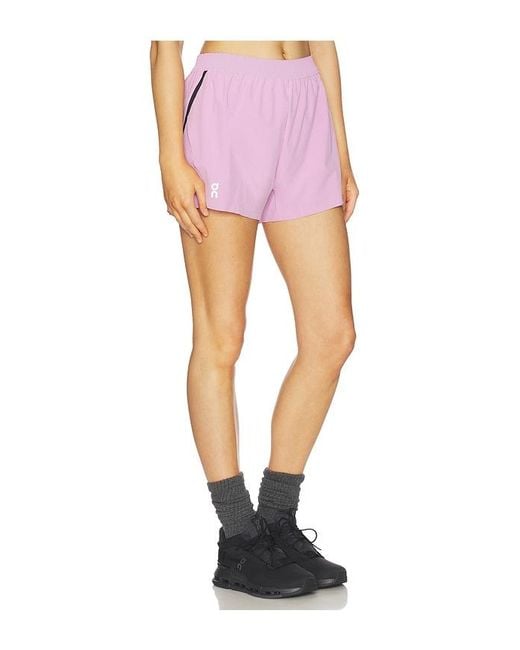 On Shoes Pink Train Short