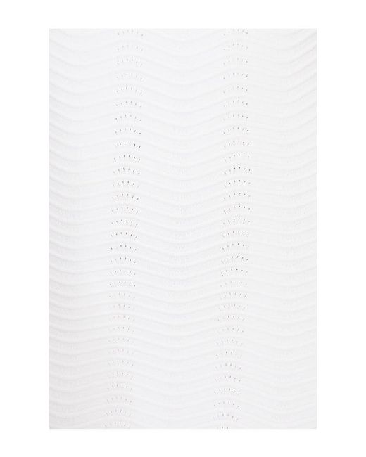 retroféte White Laighton Knit Dress