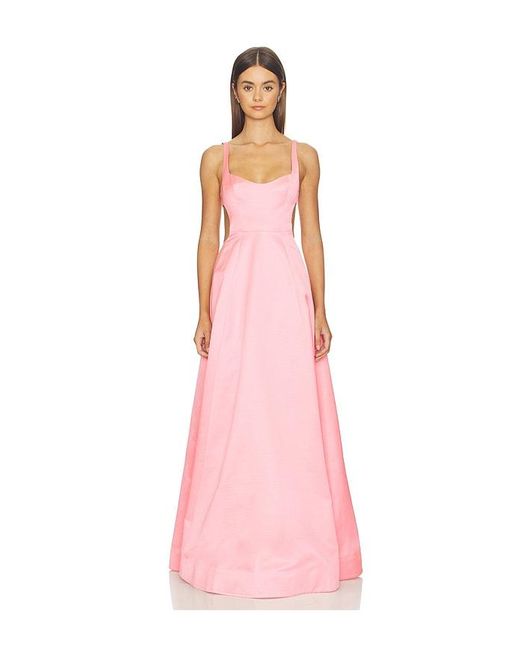 Lovers + Friends Pink Vienna Gown