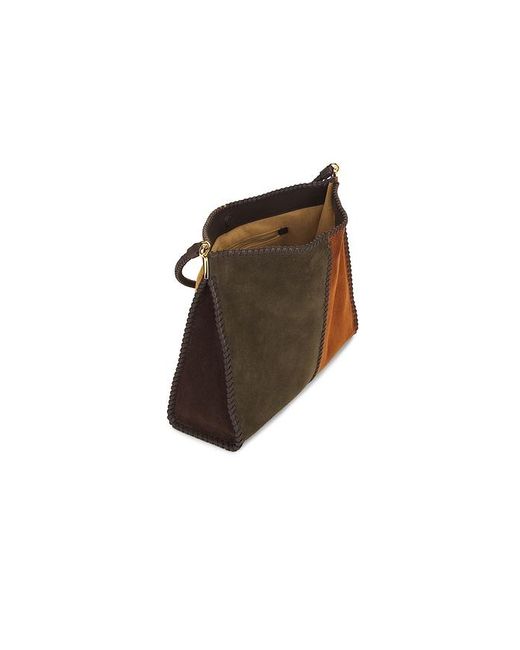 Veronica Beard Brown Colorblock Vida Bag