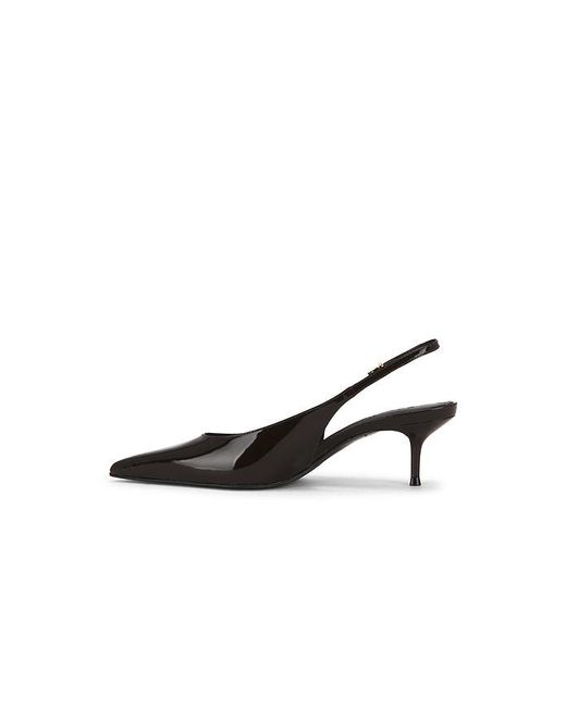 SCHUTZ SHOES Black Paola Mid Slingback Pump