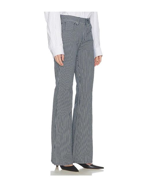 Nili Lotan Gray Celia Striped Jean