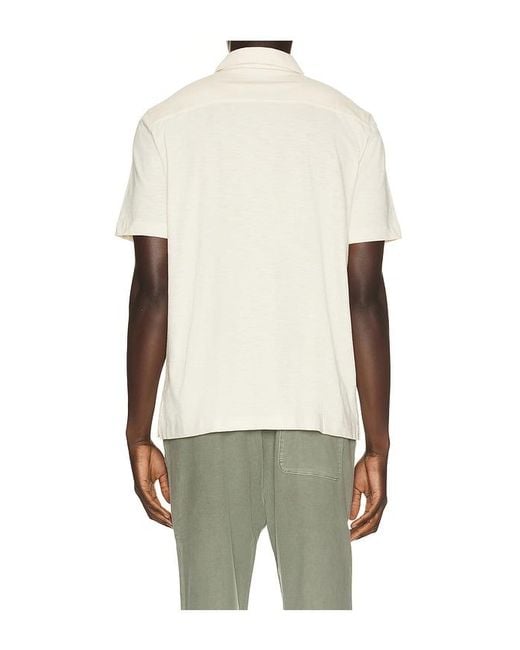 Theory Natural Noran Short Sleeve Shirt for men
