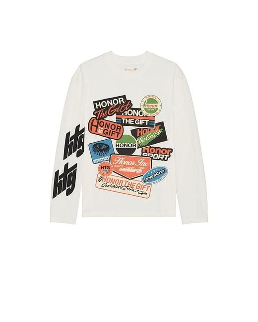 Honor The Gift White Fuel Long Sleeve Tee for men