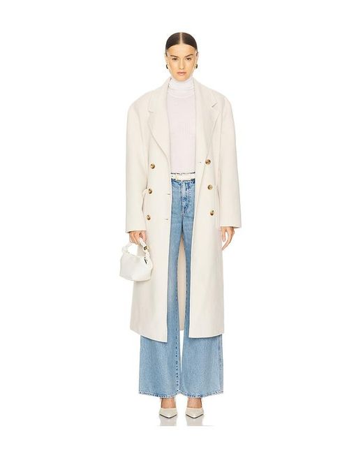 SPRWMN Blue Mid Rise Wide Leg Jeans