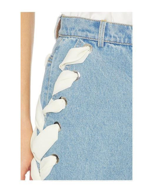 AKNVAS Blue Lyd Laced Denim Trouser