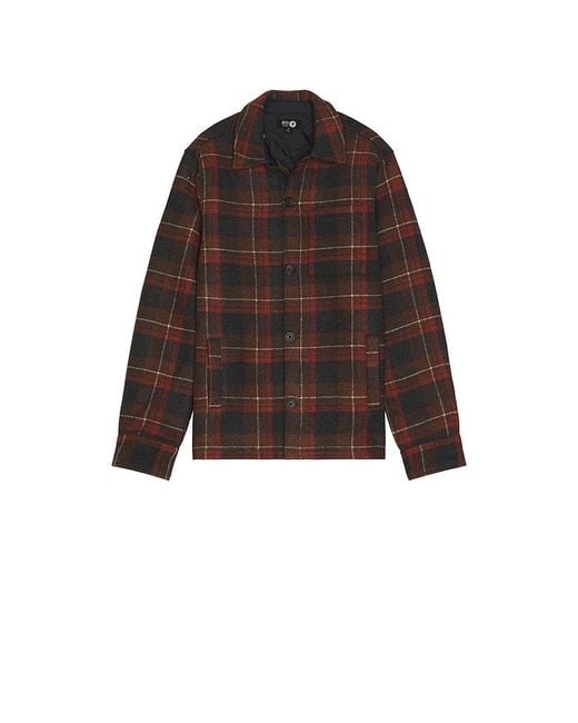 Barefoot Dreams Black Plaid Shacket for men