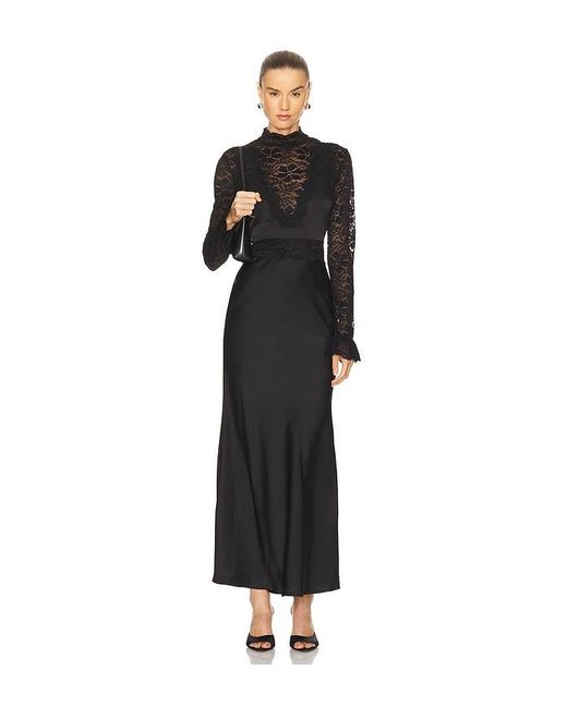 Elliatt Black Margot Long Sleeve Gown
