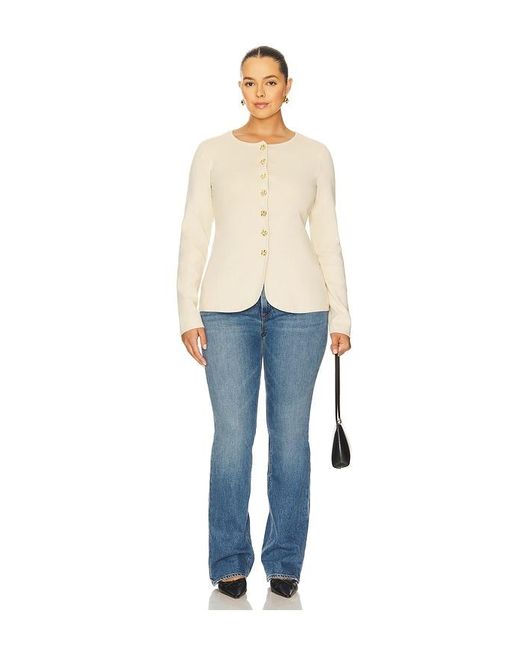 L'academie Natural Bronte Button Cardigan