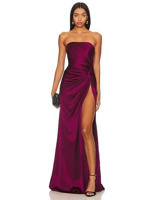 SAU LEE Purple Hera Gown