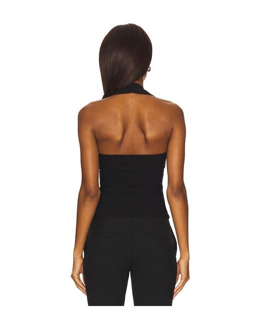 Lioness Black Dollhouse Halter Top