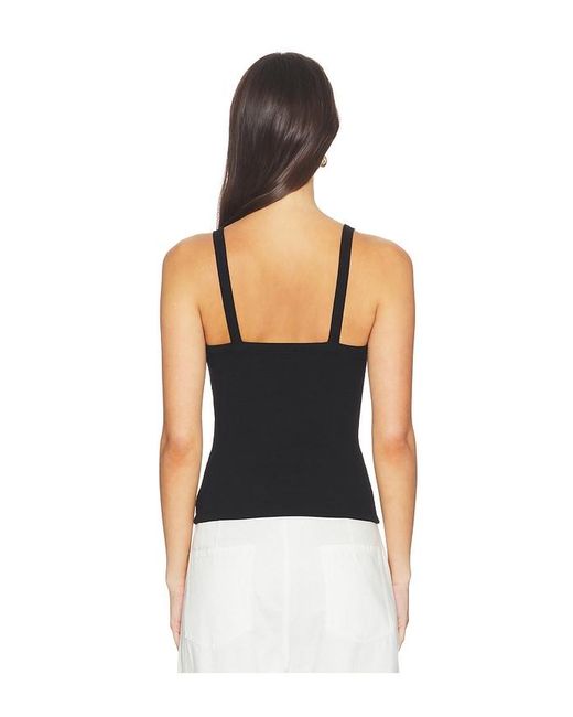 LNA Black Gil Rib Tank