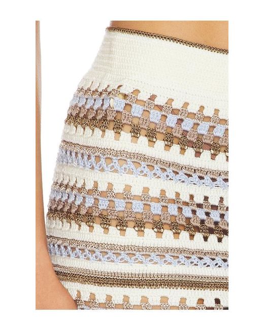 MY BEACHY SIDE Black Celia Hand Crocheted Skirt