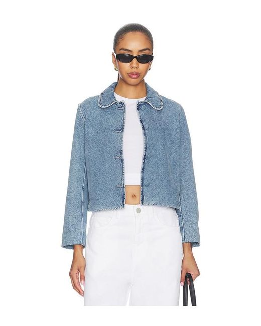 FRAME Blue The Palm Jacket