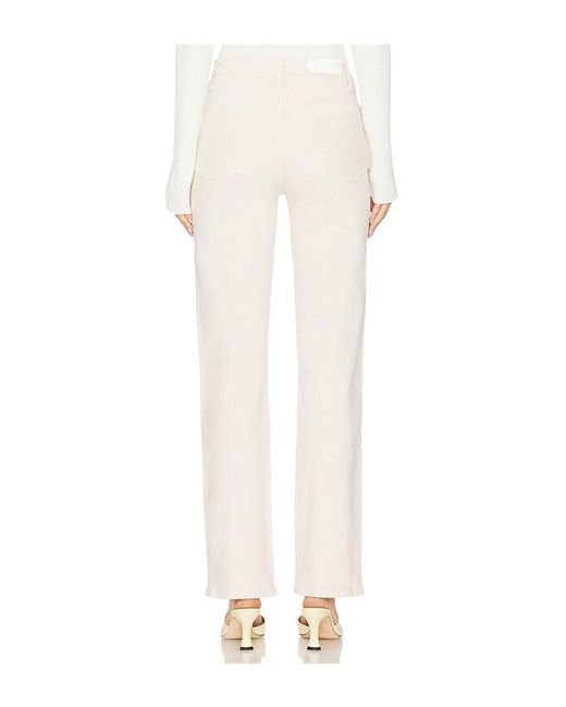 Re/done White 90S High Rise Loose Jeans