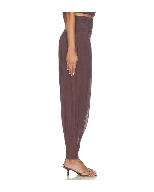 Camila Coelho Purple Mirelle Pant