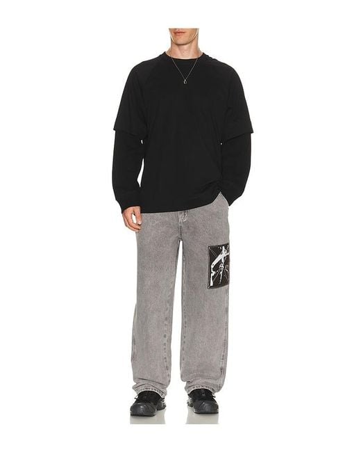 Former Gray Distend Denim Jeans for men