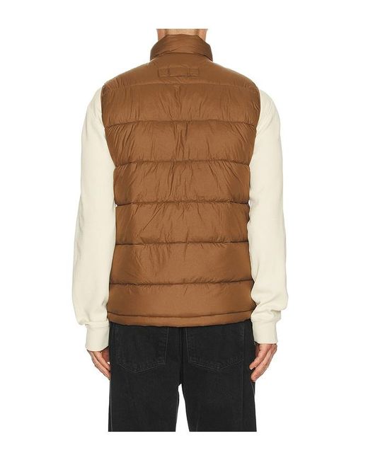 Barbour Brown Offshore Quilted Gilet Vest for men