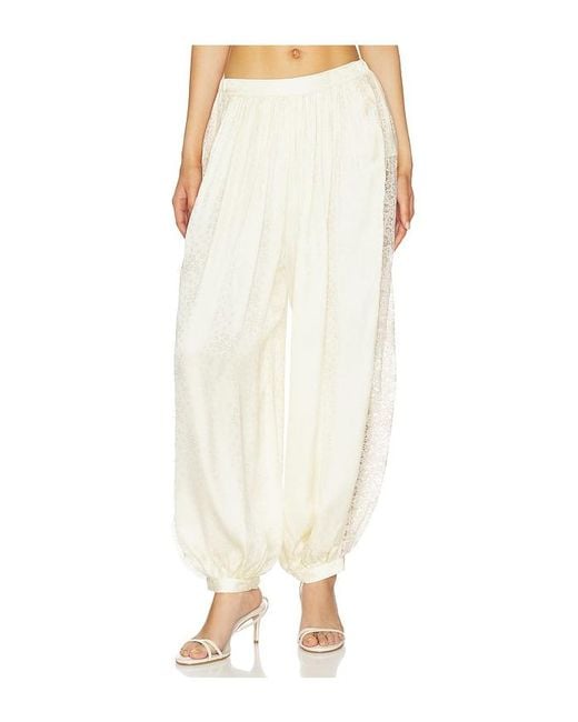 Sea White Ethel Solid Bloomer Pants