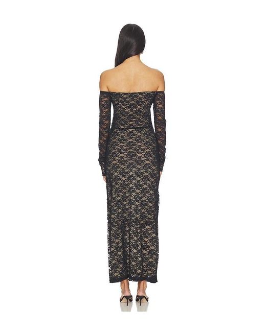 BUMPSUIT White Off The Shoulder Lace Dress