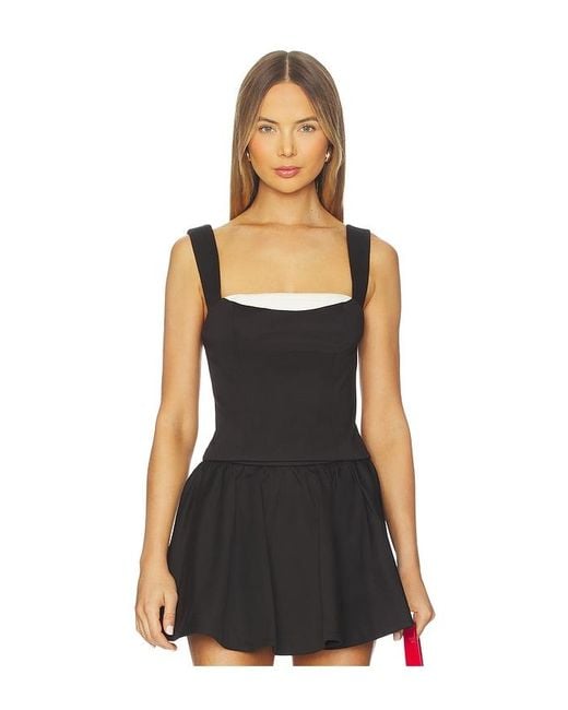 MAJORELLE Black Adria Top