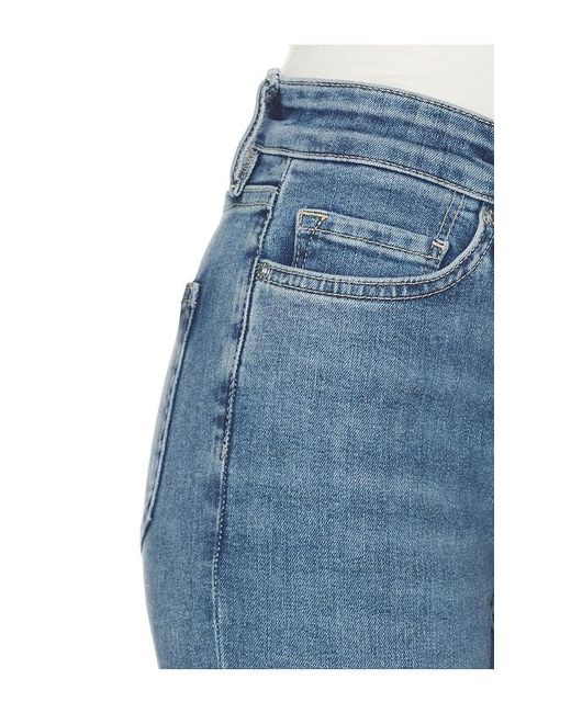 AllSaints Blue Haldan Slim Bootcut