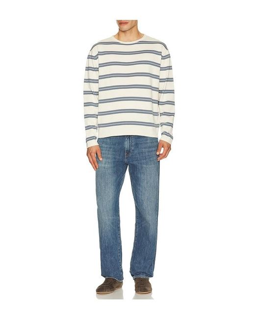 Levi's Blue 568 Loose Straight Jeans for men