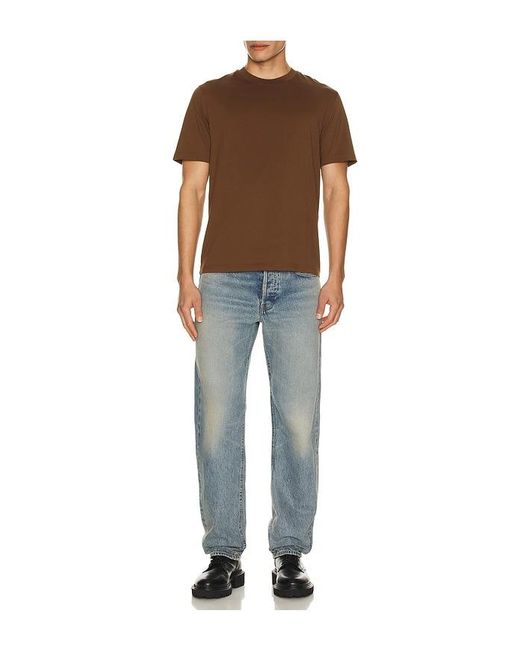 FRAME Black Light Cotton Tee for men