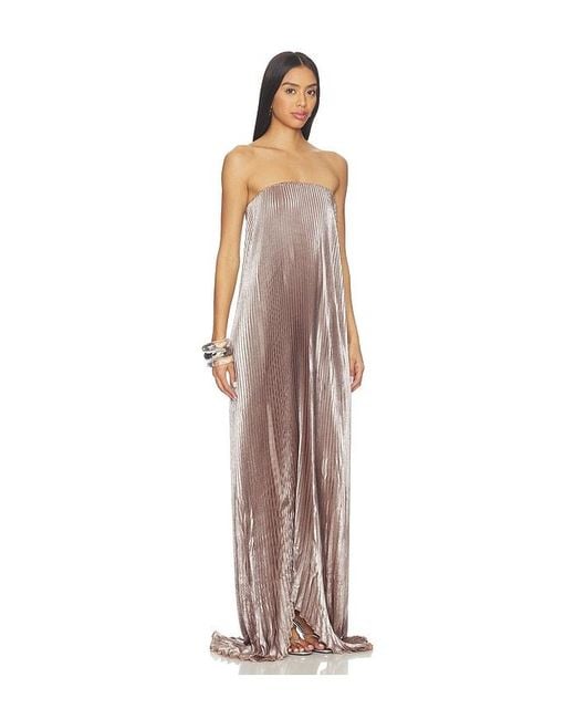 L'idée Natural Bisous Strapless Gown