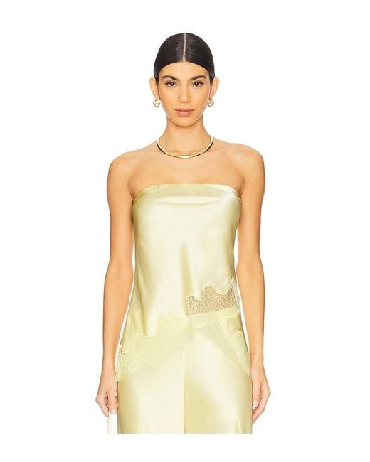 Cami NYC Yellow Odessa Strapless Camisole Top