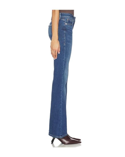 GOOD AMERICAN Blue Good Low Rise Boot Jeans