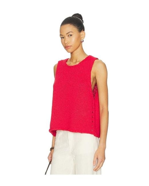 Free People Red Opal Tank