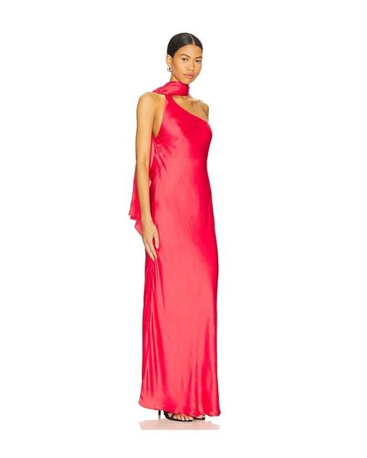 Cin Cin Red Hera Maxi Dress