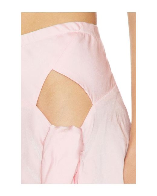 Bardot Pink X Revolve Solene Cut Out Maxi Skirt
