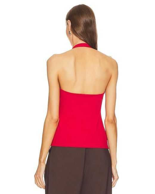 Susana Monaco Red Halter Top