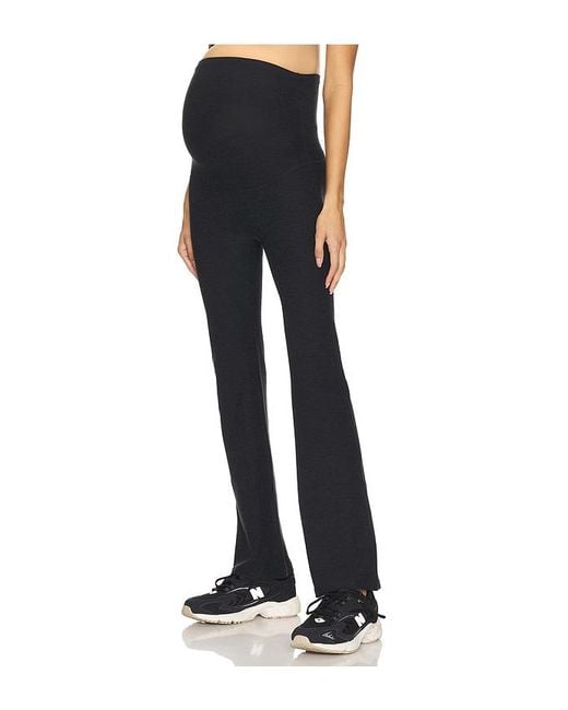Beyond Yoga Black Spacedye Practice Maternity Pant