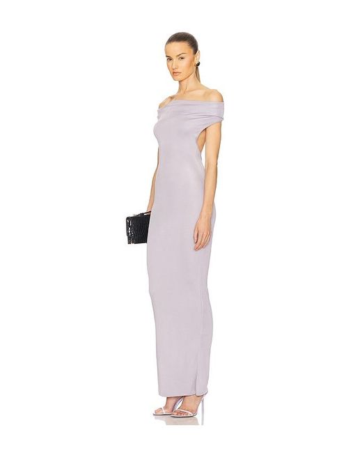 Helsa White Aaliyah Maxi Knit Dress